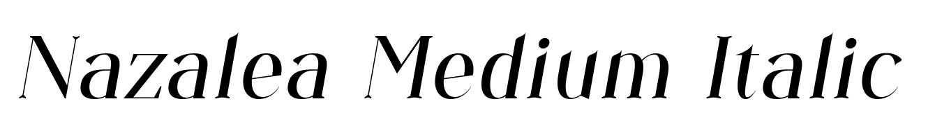 Nazalea Medium Italic
